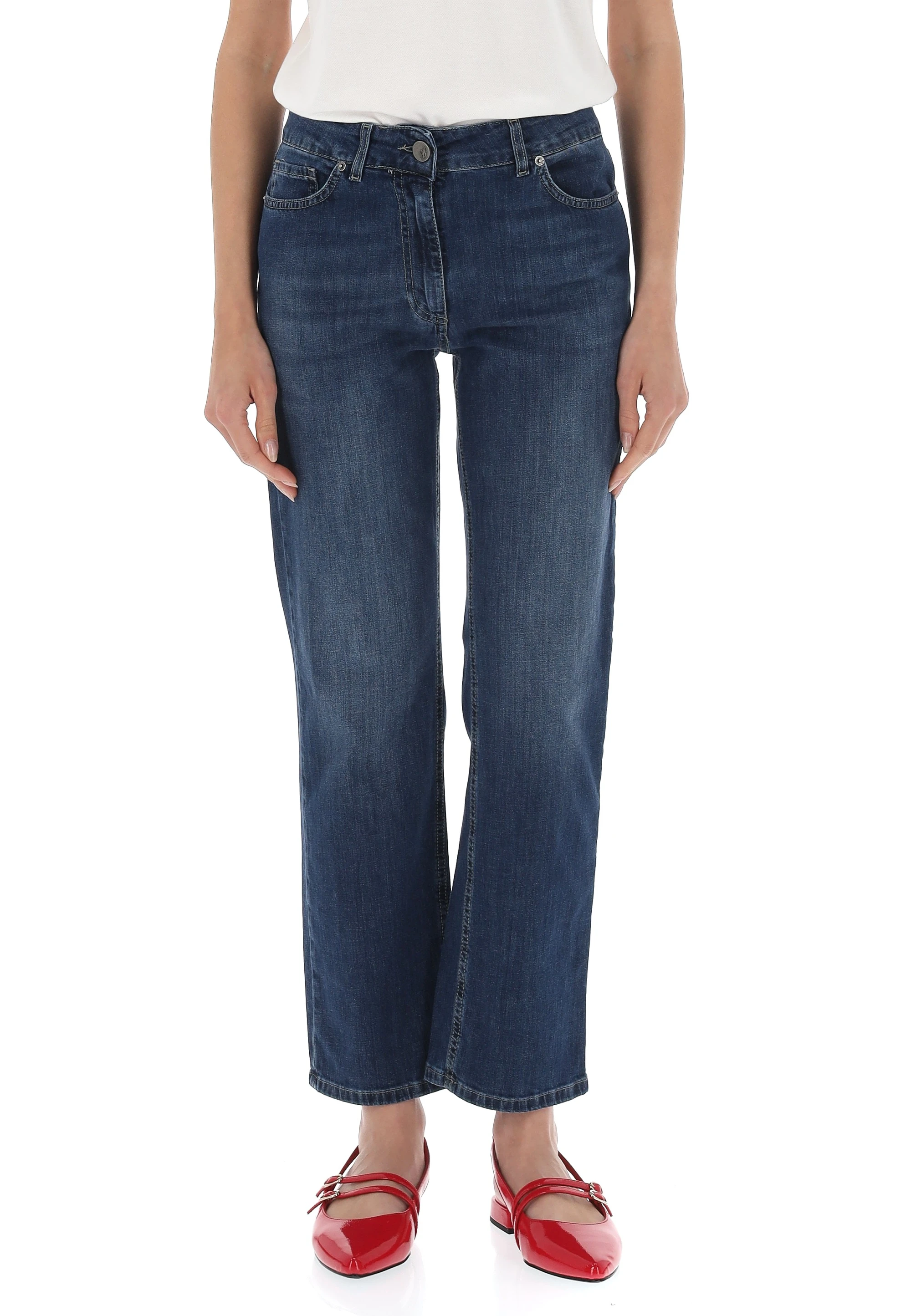 Jeans Almanegra straight fit mod. Azzurra